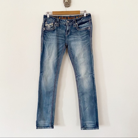 Rock Revival Denim - ROCK REVIVAL Barbila Straight Stretch Jean
